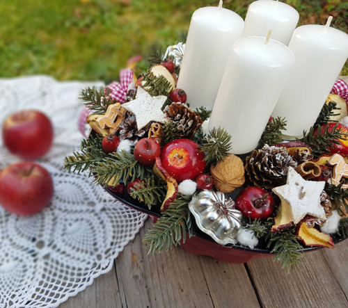 Adventní svícen "Vánoční pečení" — foto 2