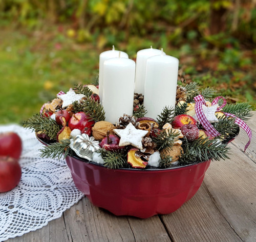 Adventní svícen "Vánoční pečení" — foto 4