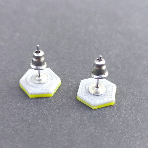 Neonky Hexagonky - stříbrné — foto 2
