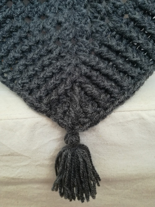 Teplé poncho s rolákem — foto 4