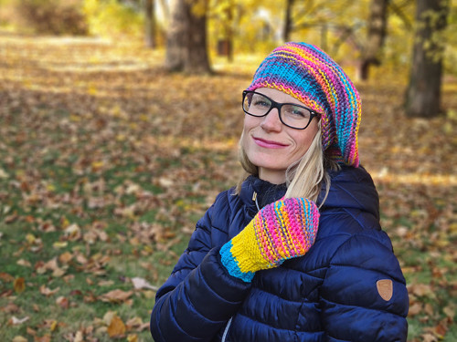 Palčáky Duha 100 % merino — foto 2