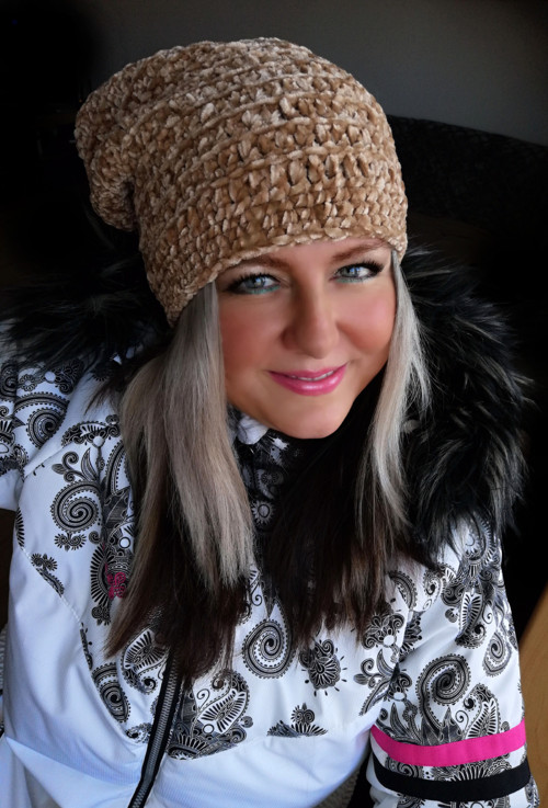 Sametová háčkovaná houmeleska /SKLADEM — foto 2