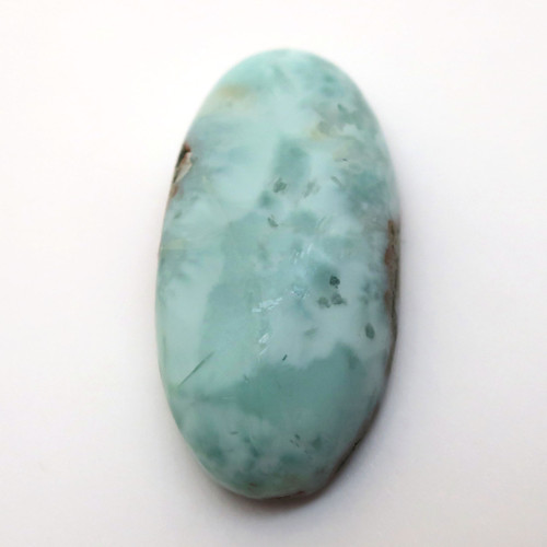 Kabošon kazový larimar ovál 33mm — foto 2