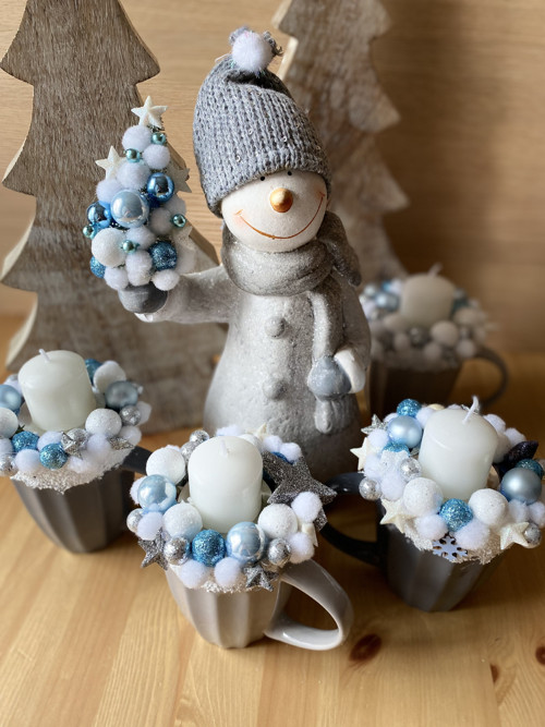 Adventní svícen Sněhulák — foto 6