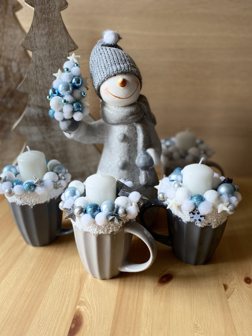 Adventní svícen Sněhulák — foto 3