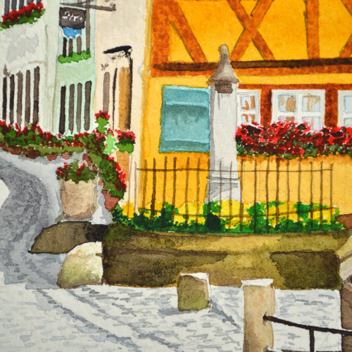 Akvarel "Rothenburg" — foto 3