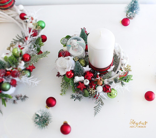 Třpytivý pohádkový adventní věnec — foto 4