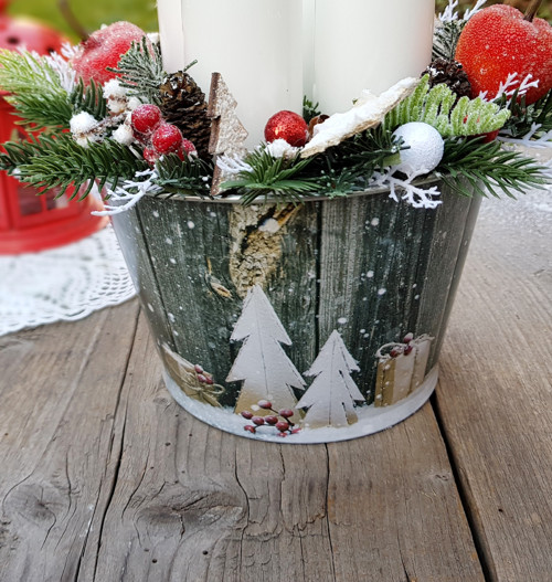 Adventní svícen "Vánoční čas" — foto 4