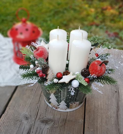 Adventní svícen "Vánoční čas" — foto 3