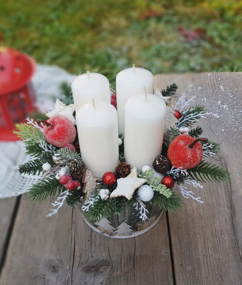 Adventní svícen "Vánoční čas" — foto 2