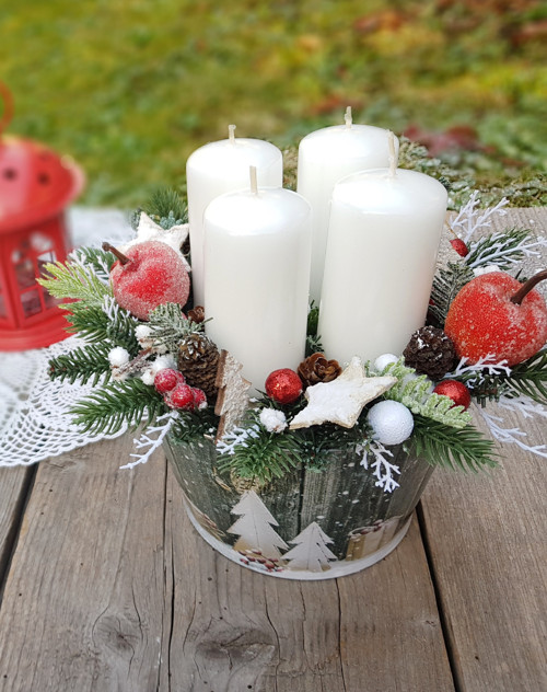 Adventní svícen "Vánoční čas" — foto 5