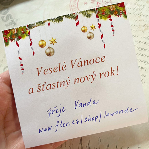 Grafika - kartičky "Veselé Vánoce!" - PDF — foto 3