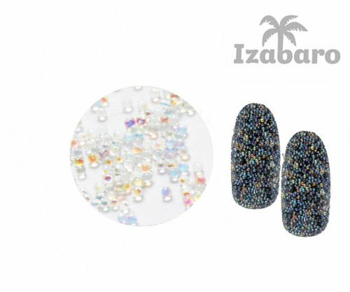 1 Box Izabaro Crystal Crystal Ab 001ab kulaté — foto 2