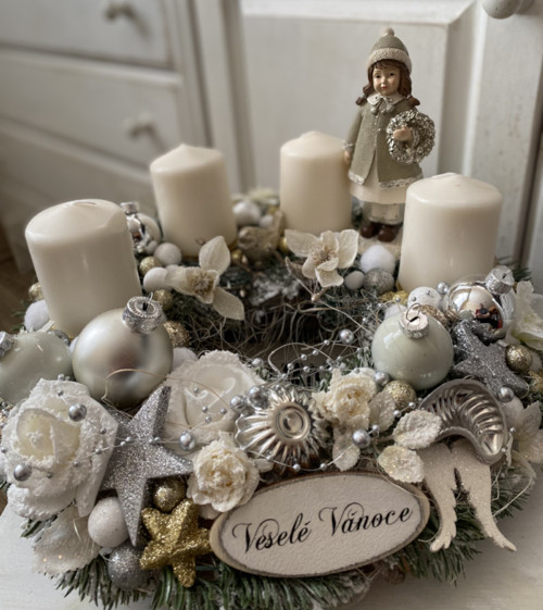 Adventní věnec slavnostní — foto 3