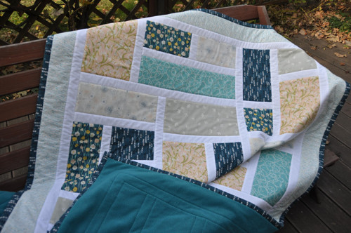 Velká patchwork deka/fleece a polštář-na přání — foto 6