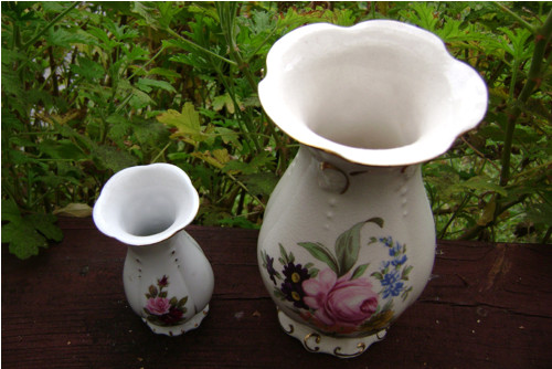 Porcelánové vázy , sada 2ks — foto 3