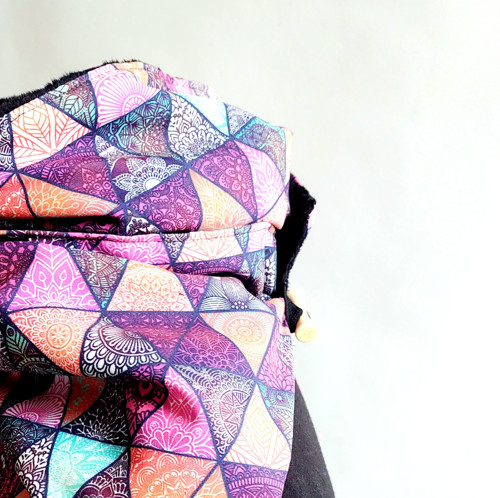 Zavinovací maxišál Mixed triangle/minky — foto 2