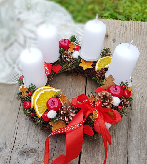 Adventní věnec "Vůně pomerančů" — foto 2