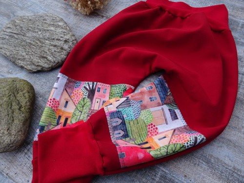 BAGGY SOFTSHELL ... dark red — foto 4