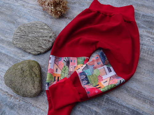 BAGGY SOFTSHELL ... dark red — foto 2