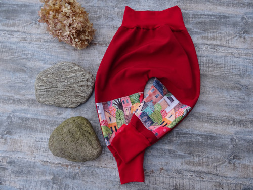 BAGGY SOFTSHELL ... dark red — foto 3
