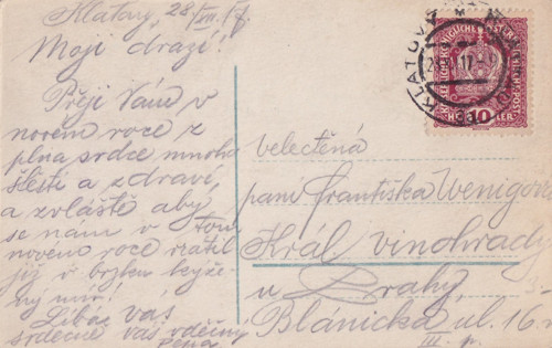 Pohlednice dívka s kvítky — foto 2