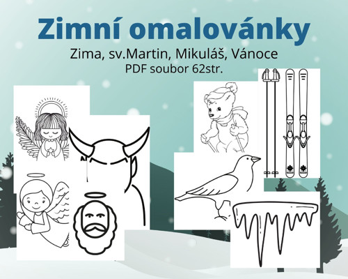 Zimní omalovánky — foto 2