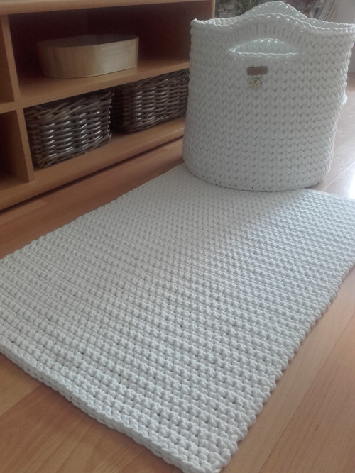 Dizajnový kôš HYGGE biely — foto 2