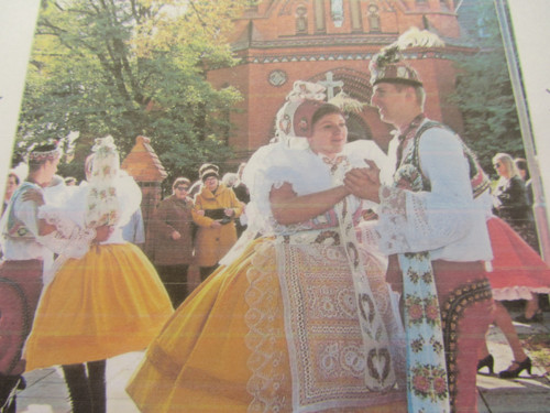 Modrobílý náhrdelník a náušnice — foto 6