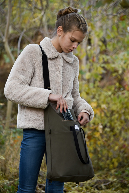 PENTABACKPACK - khaki - hořčice - černá — foto 6