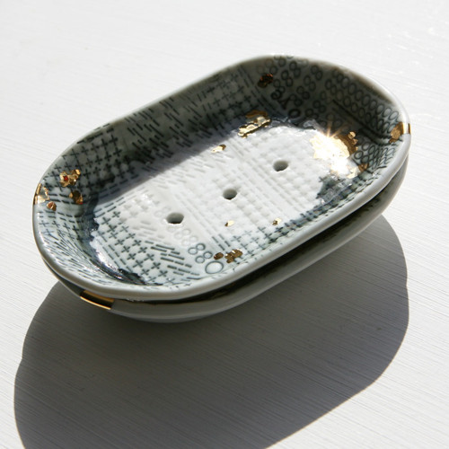 Porcelánová mýdlenka URBAN GOLD — foto 6