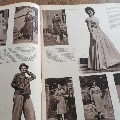 ŽENA a MÓDA ... módní časopis ... 10/1954 — foto 2