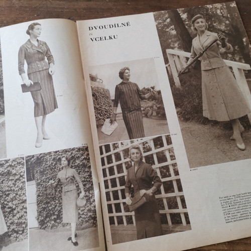 ŽENA a MÓDA ... módní časopis ... 10/1957 — foto 2