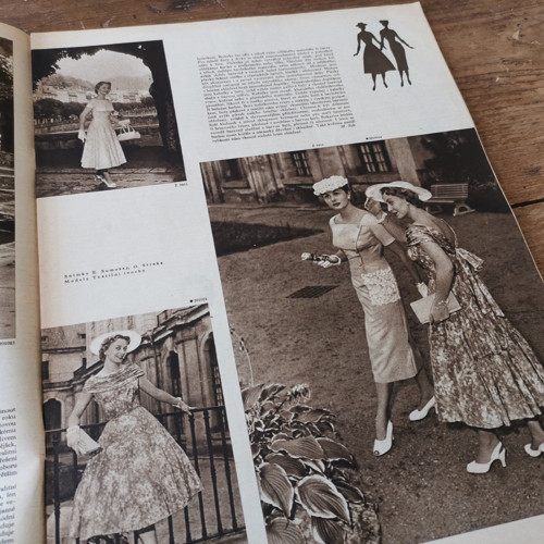ŽENA a MÓDA ... módní časopis ... 4/1957 — foto 2