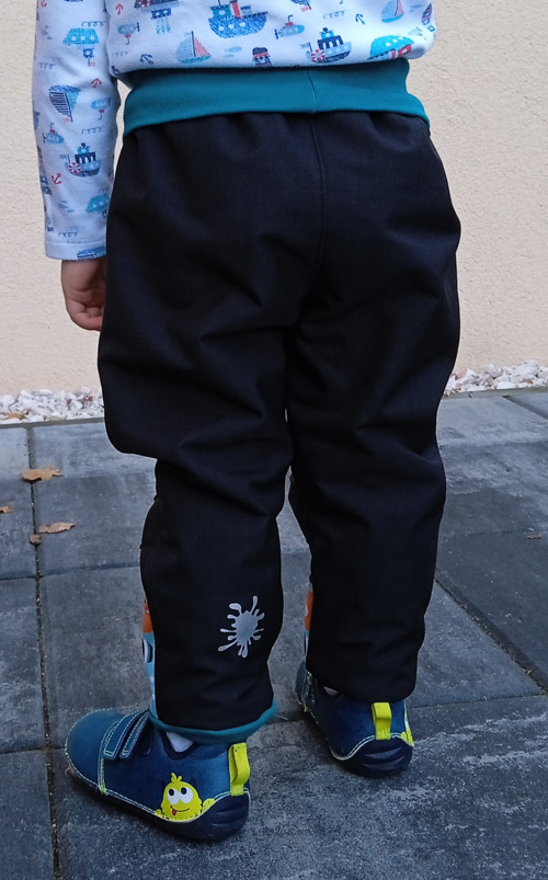 Softshellové kalhoty s beránkem - ryby — foto 5