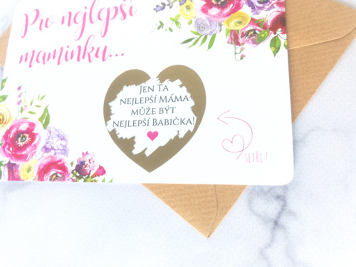Stírací karta pro budoucí babičku I. — foto 2