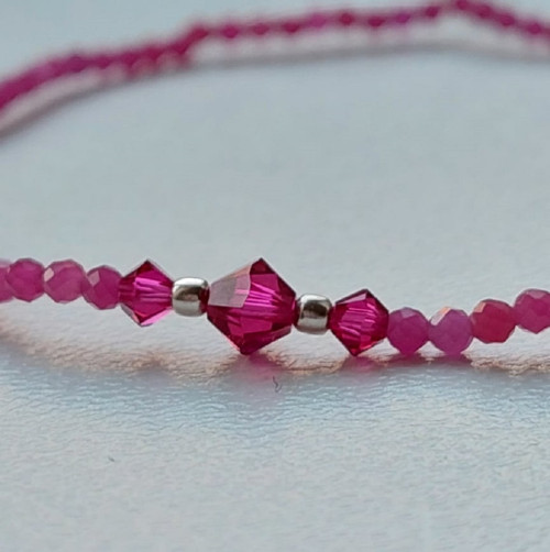 Náramek z minerálů. Vášeň. — foto 2