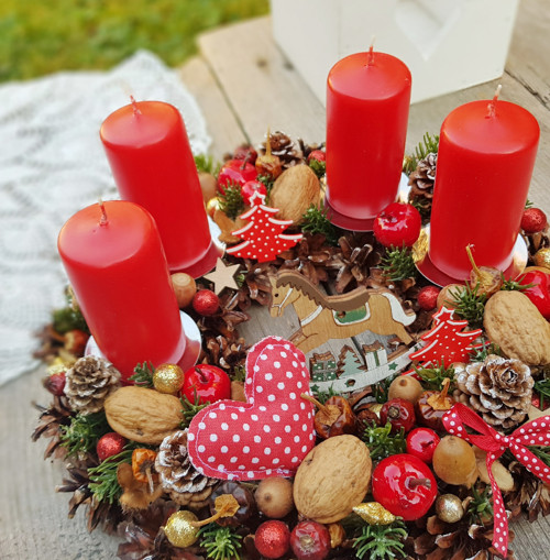 Adventní věneček "Vánoce tradičně" — foto 2