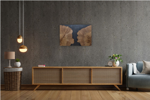 Obraz TOPOL sepia black epoxy — foto 2