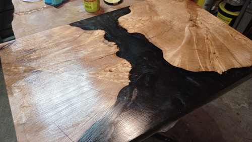 Obraz TOPOL sepia black epoxy — foto 6