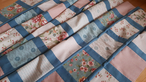 Velká patchwork deka/fleece a polštář-na přání — foto 5