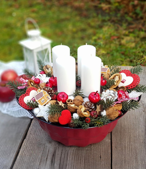 Adventní svícen "Vánoční pečení" — foto 3