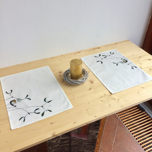 Prostírání- ptáček a jmelí — foto 5