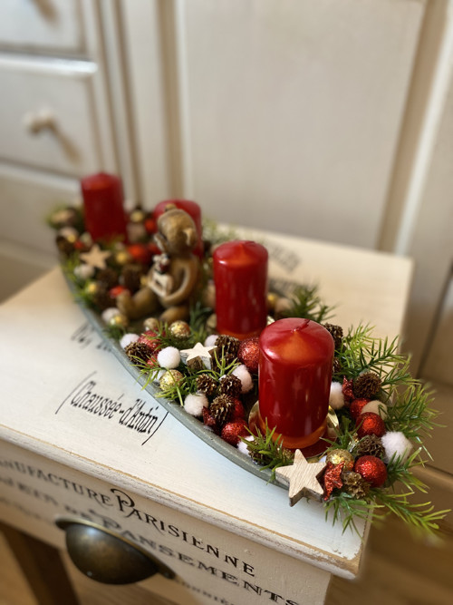 Adventní svícen medvídek — foto 6