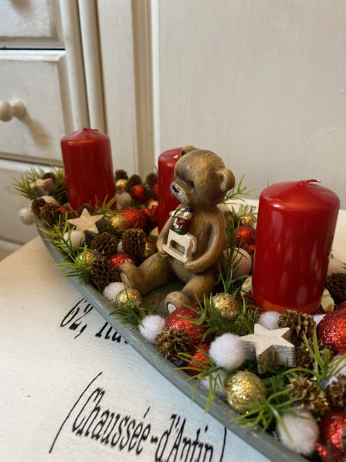 Adventní svícen medvídek — foto 5