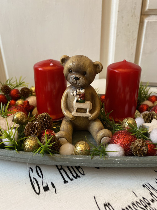 Adventní svícen medvídek — foto 4