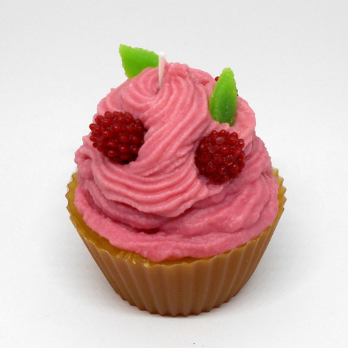 Svíčka malinový cupcake — foto 2