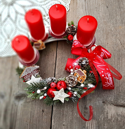 Menší adventní věneček — foto 2