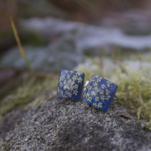 Náušnice divoká mrkev 1cm — foto 3