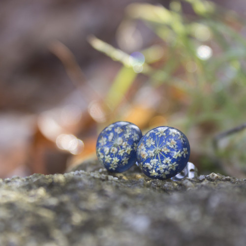 Náušnice divodá mrkev 1,2 cm - chir. ocel — foto 3